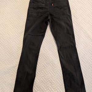 Levi's Black Boot Cut Jeans Versatile Style Size 16 Boys